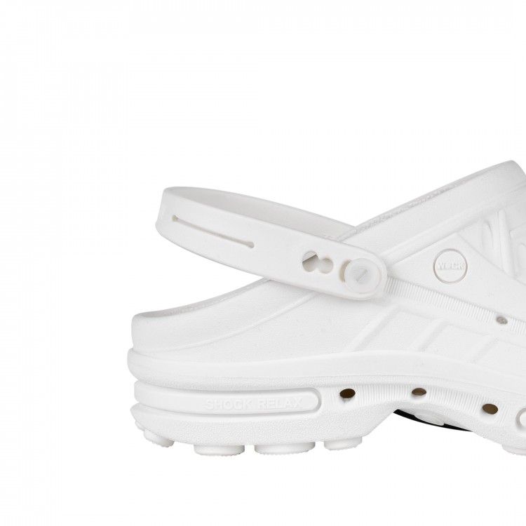 CLOG/BLOC White Strap